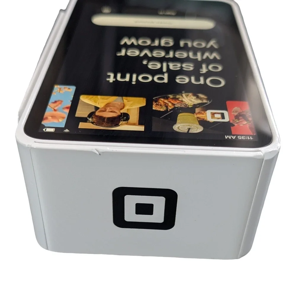 BbUd Square Credit Card Terminal A-SKU-0584 Used W/ Button Defect